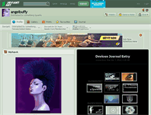 Tablet Screenshot of angelbuffy.deviantart.com