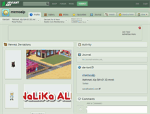 Tablet Screenshot of memoalp.deviantart.com