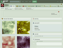 Tablet Screenshot of lildom.deviantart.com