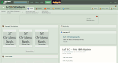 Desktop Screenshot of lot-christmascarols.deviantart.com