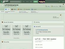 Tablet Screenshot of lot-christmascarols.deviantart.com