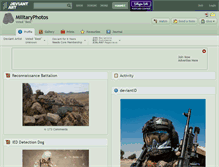 Tablet Screenshot of militaryphotos.deviantart.com
