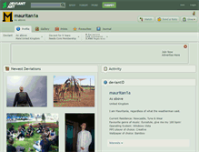 Tablet Screenshot of mauritan1a.deviantart.com