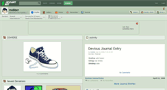 Desktop Screenshot of mobber.deviantart.com