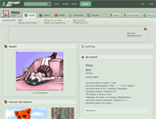 Tablet Screenshot of mazu.deviantart.com