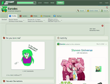 Tablet Screenshot of eurodex.deviantart.com