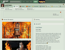Tablet Screenshot of lord-xeen.deviantart.com