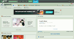 Desktop Screenshot of angelajewell.deviantart.com