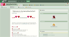 Desktop Screenshot of marioxpeachxclub.deviantart.com