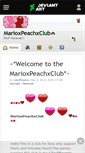 Mobile Screenshot of marioxpeachxclub.deviantart.com