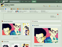 Tablet Screenshot of gohan-x-goten.deviantart.com