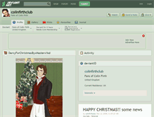 Tablet Screenshot of colinfirthclub.deviantart.com