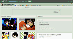 Desktop Screenshot of lulu-shirley-club.deviantart.com