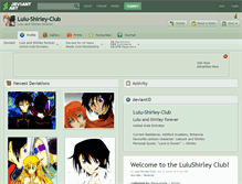 Tablet Screenshot of lulu-shirley-club.deviantart.com