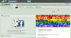 Desktop Screenshot of cristaleyes.deviantart.com