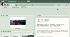 Desktop Screenshot of batangel.deviantart.com