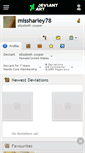 Mobile Screenshot of missharley78.deviantart.com