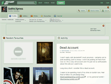Tablet Screenshot of gothicxpress.deviantart.com