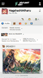 Mobile Screenshot of nagahashimiharu.deviantart.com