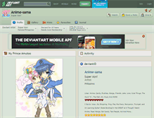 Tablet Screenshot of anime-sama.deviantart.com