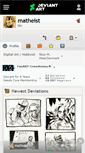 Mobile Screenshot of matheist.deviantart.com