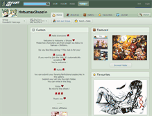 Tablet Screenshot of hotsumaxshusei.deviantart.com