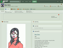 Tablet Screenshot of dax-zero.deviantart.com