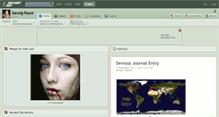Desktop Screenshot of danzig-razor.deviantart.com
