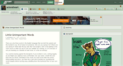 Desktop Screenshot of actoratheart.deviantart.com