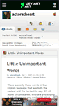 Mobile Screenshot of actoratheart.deviantart.com