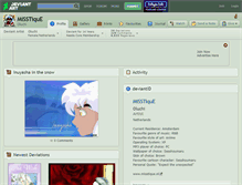 Tablet Screenshot of misstique.deviantart.com