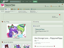 Tablet Screenshot of flippynaxflippy.deviantart.com