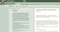 Desktop Screenshot of fantasy-fellowship.deviantart.com