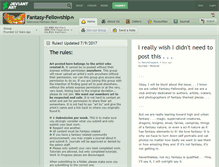 Tablet Screenshot of fantasy-fellowship.deviantart.com