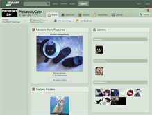 Tablet Screenshot of picturemycat.deviantart.com