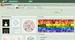 Desktop Screenshot of calculusnova.deviantart.com