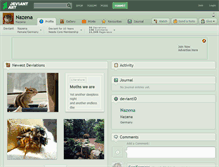 Tablet Screenshot of nazena.deviantart.com