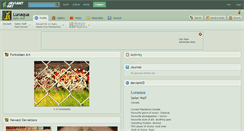 Desktop Screenshot of lunaqua.deviantart.com