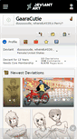 Mobile Screenshot of gaaracutie.deviantart.com