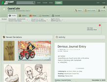 Tablet Screenshot of gaaracutie.deviantart.com