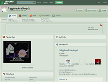Tablet Screenshot of friggin-adorable-plz.deviantart.com