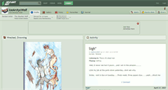 Desktop Screenshot of icearctycwolf.deviantart.com