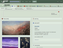 Tablet Screenshot of joyceee.deviantart.com