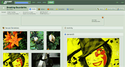 Desktop Screenshot of breaking-boundaries.deviantart.com