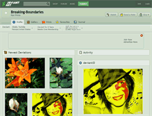 Tablet Screenshot of breaking-boundaries.deviantart.com