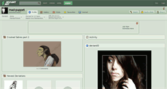 Desktop Screenshot of mad-puppet.deviantart.com
