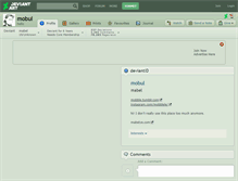 Tablet Screenshot of mobul.deviantart.com