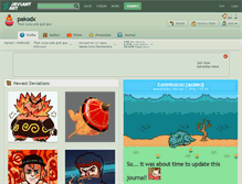 Tablet Screenshot of pakodx.deviantart.com