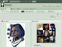 Tablet Screenshot of meonlyred.deviantart.com