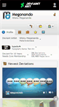 Mobile Screenshot of megonondo.deviantart.com